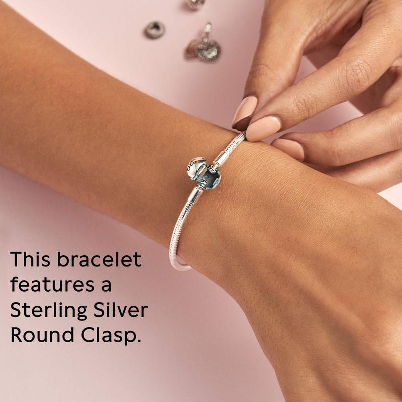 Pulseira PANDORA Moments Snake Chain 17 cm em prata esterlina